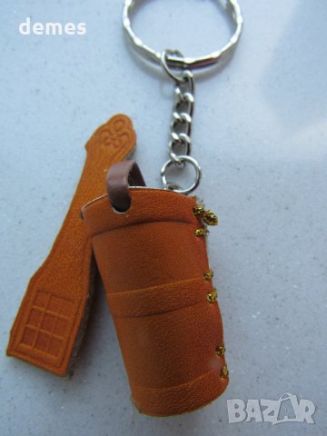  Автентичен кожен ключодържател от Монголия-конски амуниции, снимка 6 - Други - 23508819