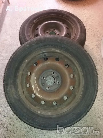 Летни гуми Bridgestone с джанти - 2 бр., снимка 2 - Гуми и джанти - 16743328