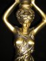 10. Статуя Римлянка гипс в злато и сребро , снимка 1 - Статуетки - 10516494