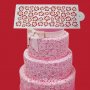 ситни цветчета стенсил спрей за торта украса кекс декорация с пудра захар, снимка 1 - Други - 19647594