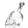 Стъклена бутилка "ЧЕРЕП" 550мл. - код 21119, снимка 2