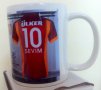 Фен чаша на Галатасарай с Ваше име и номер Уникална!GALATASARAY!, снимка 5