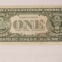 SCARCE "BARR NOTE " $ 1 DOLLAR 1963-B UNC, снимка 5 - Нумизматика и бонистика - 18801999