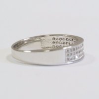 Сребрист дамски пръстен халка Crystal Fantasy, снимка 2 - Пръстени - 18634921