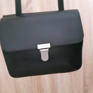 Poco Loco - интересна черна чанта от естествена кожа, снимка 9 - Чанти - 17666690