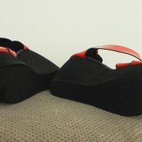 Дамски обувки "Tendenz" - червени , снимка 5 - Дамски ежедневни обувки - 21543456
