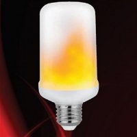 LED крушка горящ ПЛАМЪК , снимка 1 - Лед осветление - 23944559