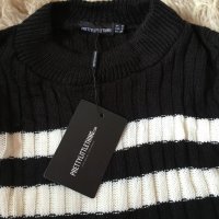 Кроп пуловерче Pretty little thing, снимка 2 - Блузи с дълъг ръкав и пуловери - 25735585