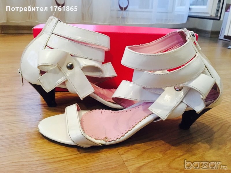 Дамски сандали от естествен лак Daris, снимка 1