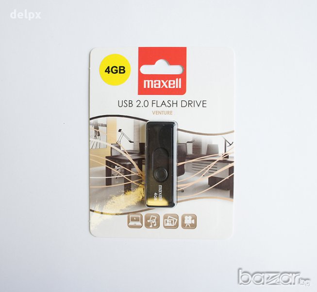 Флаш памет MAXELL преносима USB 4GB, снимка 1