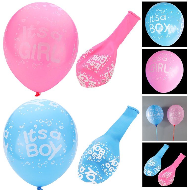 10 бр балони балон за момче или момиче It is a boy it is a girl за кръщене  рожден ден парти в Надуваеми играчки в гр. Ямбол - ID20550415 — Bazar.bg
