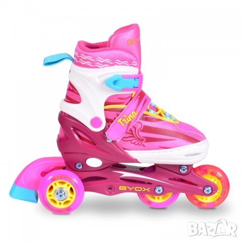 Регулируеми ролери Trina 3в1, снимка 4 - Ролери, кънки - 24057444