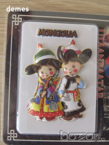 Автентичен 3D магнит от Монголия-серия-10