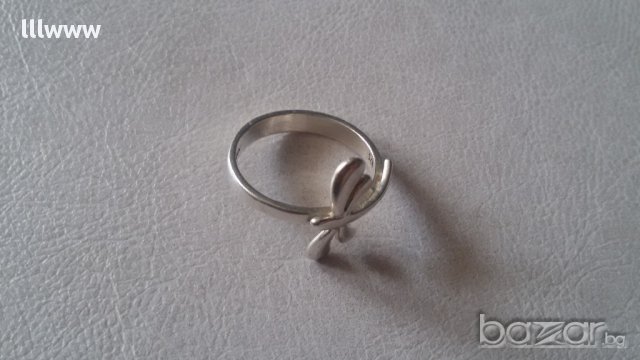Сребърен пръстен морско конче, снимка 5 - Пръстени - 11569771