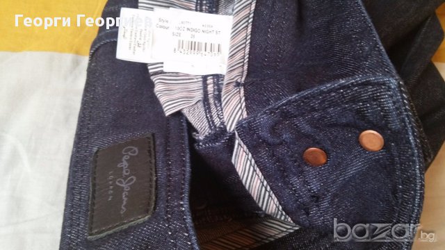 Нови дамски 3/4 дънки Pepe jeans/Пепе джинс, 100% оригинал, снимка 6 - Дънки - 17552362