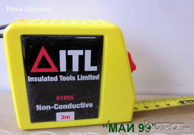 Промоция !!! Изолирана ролетка ITL - 01855 /3м, снимка 3 - Други инструменти - 20274762