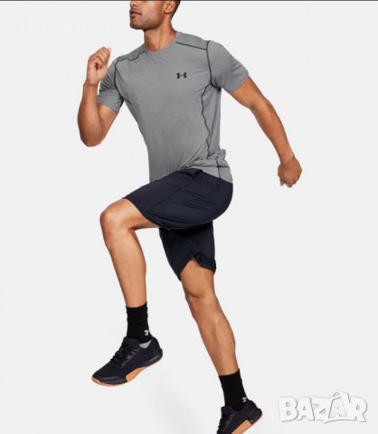 Under Armour Carbon Heather  Raid T-Shirt, снимка 15 - Тениски - 25902160