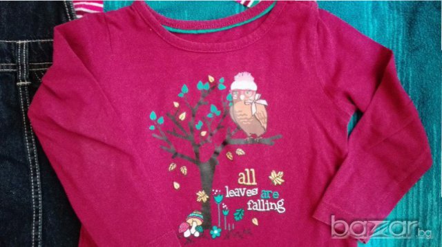 Бебешка рокля / сукман + две блузи с дълъг ръкав Lupilu, снимка 2 - Бебешки рокли - 16106267