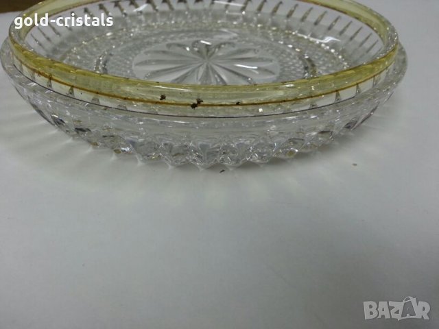 кристална купа чиния , снимка 4 - Чинии - 25134549