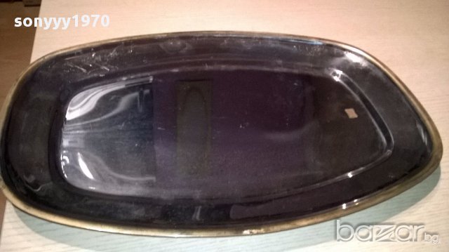 Oro 24k inox 18/10-поднос с позлата-45/31см-внос швеицария, снимка 13 - Други - 15461773