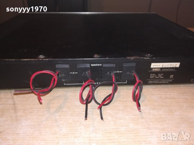 mbo cl100 stereo power amplifier-made in korea, снимка 15 - Ресийвъри, усилватели, смесителни пултове - 21580349