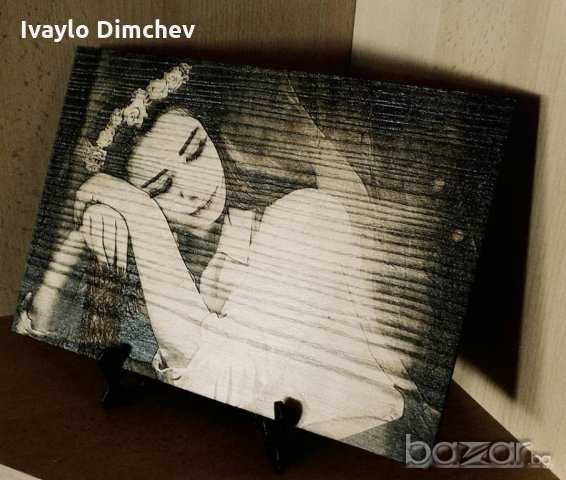 Гравирана снимка върху дърво, снимка 7 - Картини - 17879801