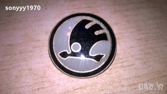 ❤️skoda-4см-РЕТРО метална емблема, снимка 2 - Аксесоари и консумативи - 25035583