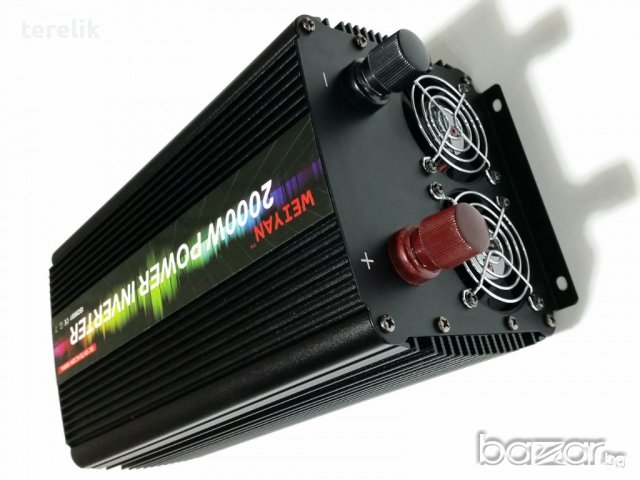 Нов Висококачествен инвертор 12/220V - 3000/2000 W WEIYAN , снимка 3 - Аксесоари и консумативи - 13413183