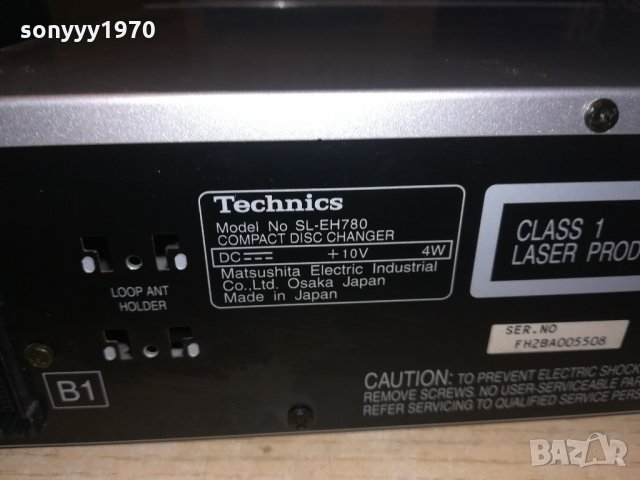 technics sl-eh780 cd changer-made in japan-швеицария, снимка 8 - Декове - 21530898