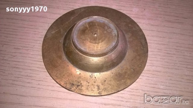 Ретро пепелник-11см-внос швеицария, снимка 7 - Антикварни и старинни предмети - 17796751