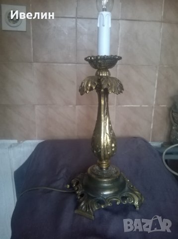 барокова нощна лампа , снимка 4 - Настолни лампи - 24629946