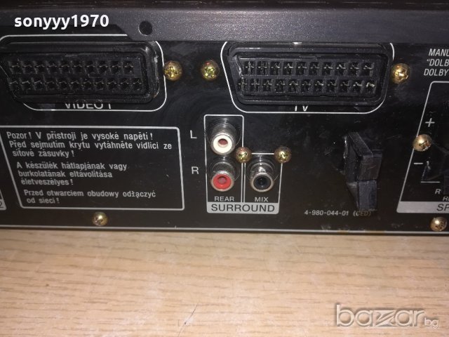 sony ta-ve100 amplifier-made in japan-внос швеция, снимка 17 - Ресийвъри, усилватели, смесителни пултове - 20361727