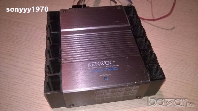 Kenwood kac-7200 stereo amplifier made in japan-внос швеицария, снимка 3 - Аксесоари и консумативи - 13367166