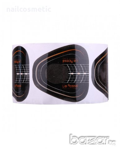 Форми за изграждане на ноктопластика, черни