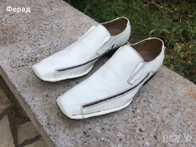 Нови мъжки обувки от естествена кожа Red superman