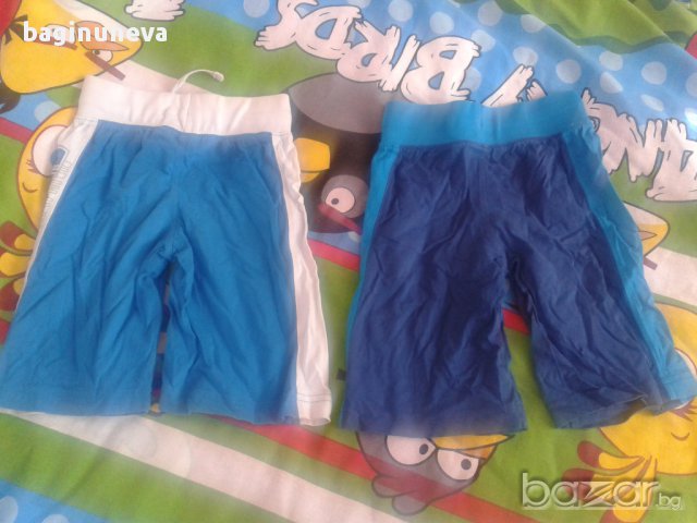 лот детски сини къси летни панталонки-размер-92-98, снимка 5 - Детски комплекти - 9800194