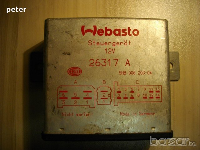 реле печки webasto eberspacher, снимка 9 - Части - 20589184