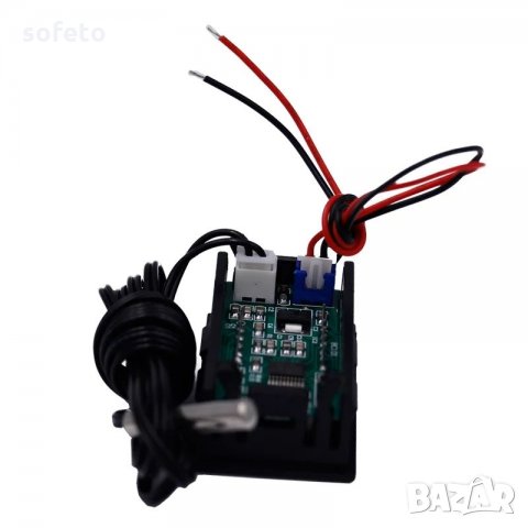 Led термометър СИН 12V -50 +120 лед термо датчик сензор температура, снимка 2 - Аксесоари и консумативи - 25174384