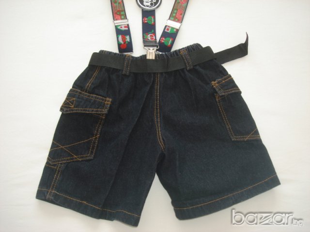 Нови,с етикет панталони с тиранти, 092 см.  , снимка 4 - Панталони и долнища за бебе - 16093096