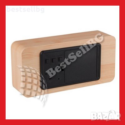 Настолен електронен дигитален постоянно светещ часовник термометър стая календар будилник аларма дом, снимка 3 - Други - 24109498