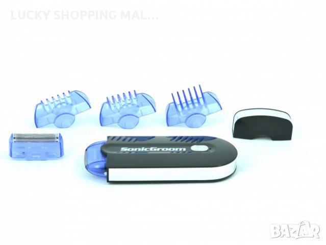 Мъжки мулти-функционален тример за брада коса и тяло Sonic Groom Micro Touch, снимка 5 - Тримери - 18048755