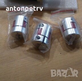 Съединители за мотор Nema, СВД, еластомер 5х5, 5х8, 6x6, 6х8, 6.35х10, 8x8, 8х10, 10x10 Шестограм, снимка 2 - Резервни части за машини - 19214282