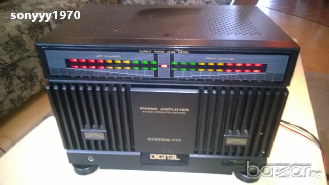 power amplifier system 777-for turm vtcf-102-внос швеицария, снимка 2 - Ресийвъри, усилватели, смесителни пултове - 9009969