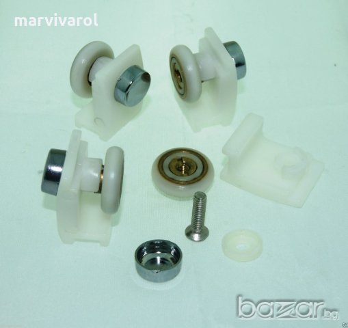 4 х Ролки и пластмасови аксесоари за душ кабини, снимка 2 - Душ кабини и вани - 20949185