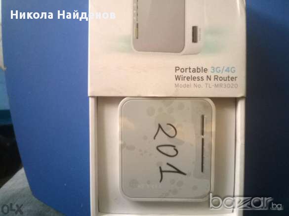 TP-LINK Mr3020 (openwrt) - 3/4 G Wifi Рутер, снимка 2 - Рутери - 13214503