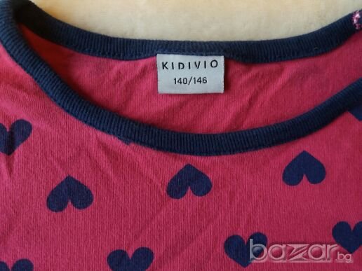 Блузка KIDIVIO на сърчца, снимка 4 - Детски Блузи и туники - 21061364