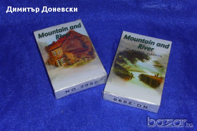 Тесте от 52 карти 'Планини и реки', снимка 4 - Карти за игра - 10894862