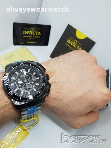 Invicta Pro Diver (Black Series) / Инвикта Про Дайвър - чисто нов мъжки часовник / 100% оригинален, снимка 15 - Мъжки - 20692145
