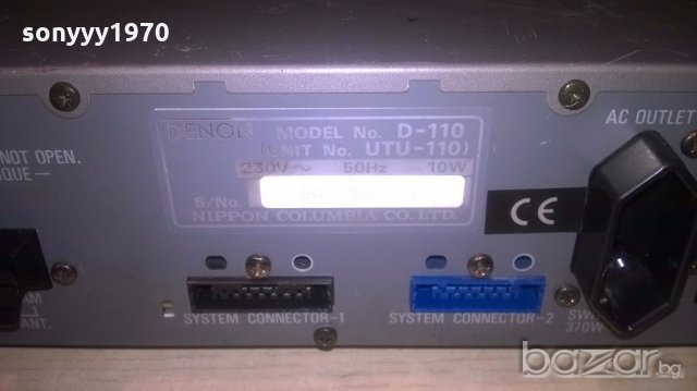 denon utu-110 tuner/rds-made in germany-внос англия, снимка 16 - Ресийвъри, усилватели, смесителни пултове - 19253393
