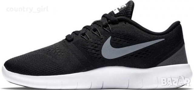 Nike Free RN black/anthracite/metallic silver - страхотни дамски маратонки, снимка 3 - Маратонки - 25094677